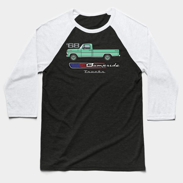 Green Bumpside Baseball T-Shirt by JRCustoms44
